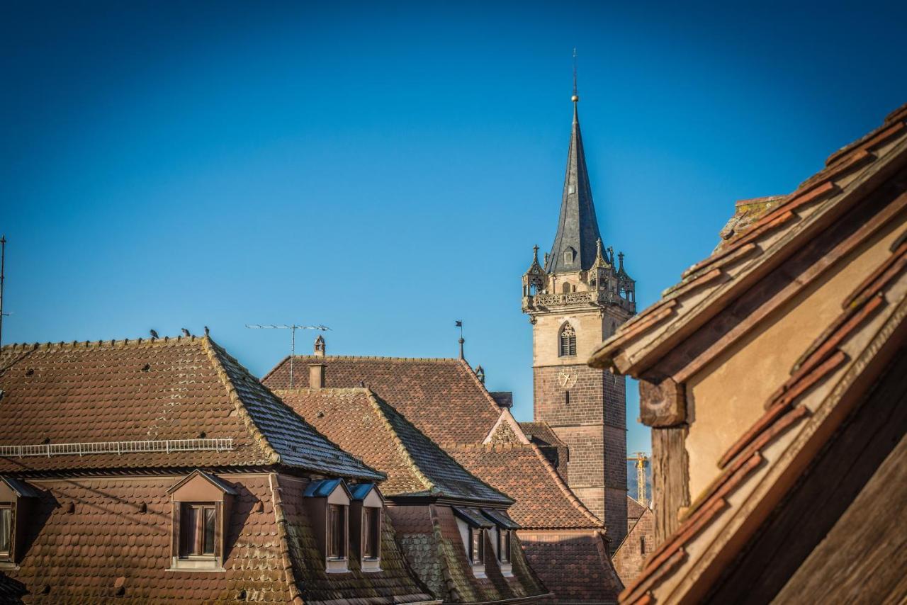 Les Apparts Du Marche Obernai Bagian luar foto