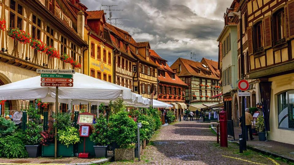 Les Apparts Du Marche Obernai Bagian luar foto